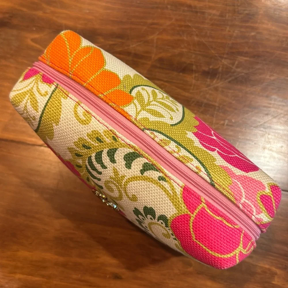 NWOT Spartina 449 Women’s Floral Large Cosmetic Bag Accessory Storage Travel NEW